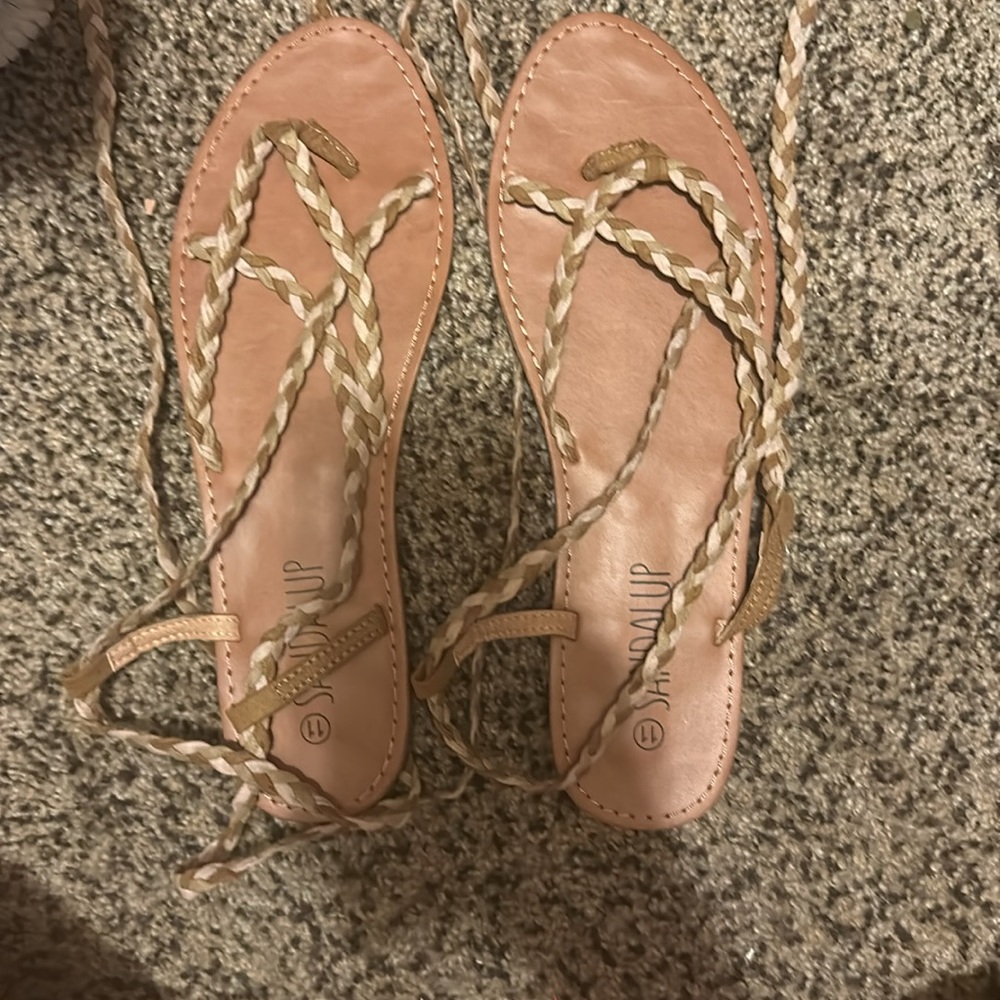 Wrap around sandalup sandals